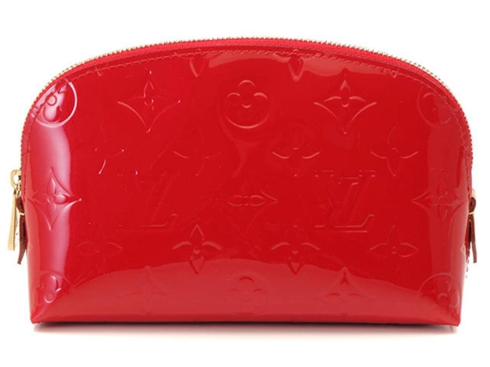 LOUIS VUITTON Pochette Cosmtique Vernis Cerise Red